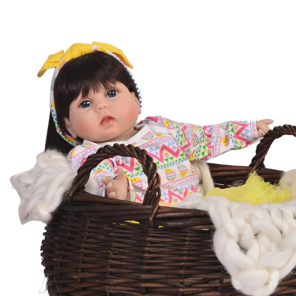 55 см кукла силиконовая ручной работы Reborn Baby 22 &quotигрушка для новорожденного новый