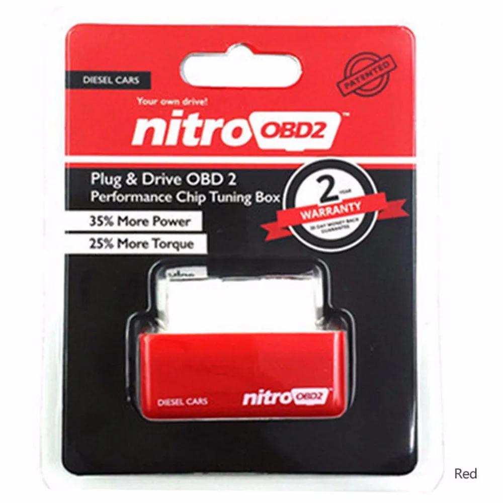 4 цвета Nitro Eco OBD2 15% экономия топлива больше энергии бензин/заглушка дизельная производительность привода для Eco OBD2 чип ЭБУ тюнинговая коробка