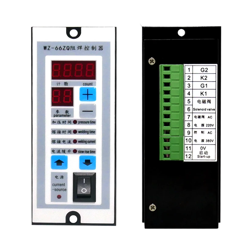 Пневматический точечный сварочный контроллер коробка WZ-66ZQ ножной точечной сварки машинный пульт управления DHJ-10-AZ точечный сварочный