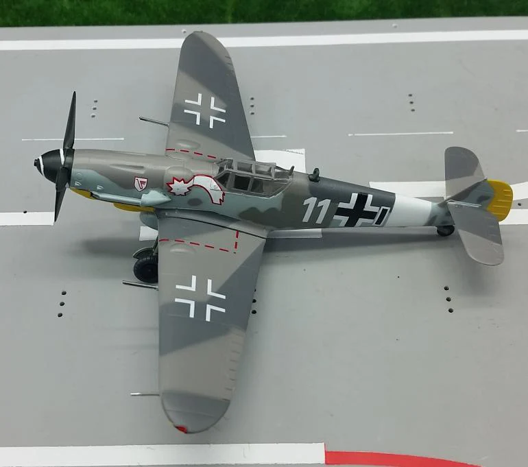 TRUMPETER 1: 72 НЕМЕЦКИЙ BF109G6 модель истребителя 37256 любимая военная модель