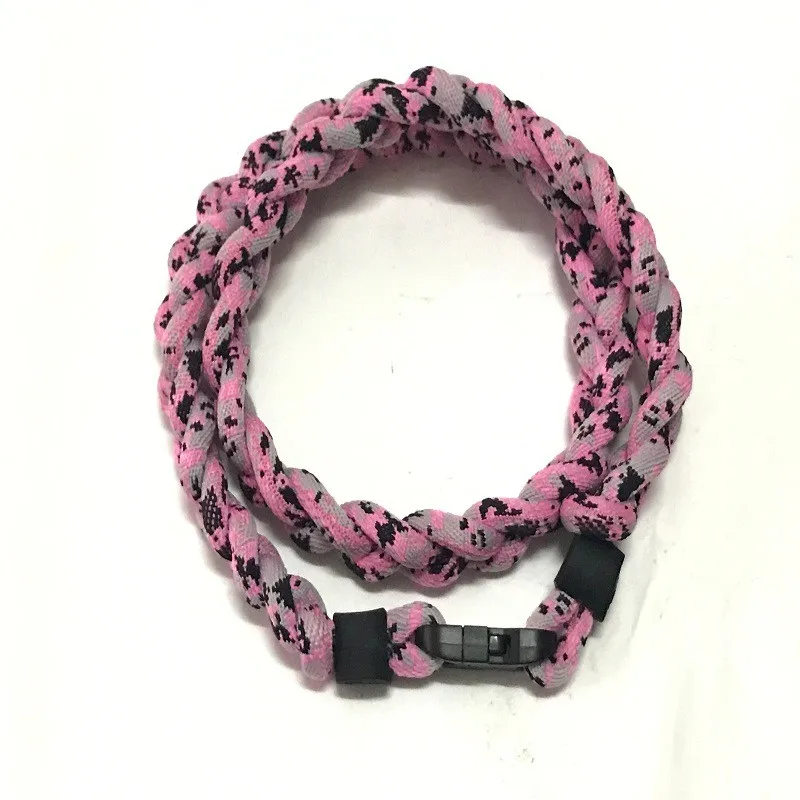 Titanium Ionic Sports Baseball Necklace digital camo 3 rope Tornado