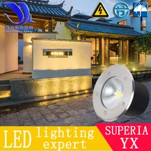 1 шт. 1-36 Вт светодиодный подземный светильник IP65 утопленный lamp110V-240V напольный светильник DC12V24V