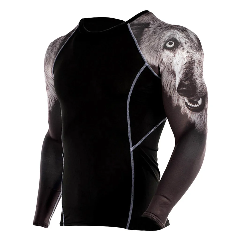 Perimedes Мужская Фитнес-плотно для йоги фитнес Мягкая футболка быстросохнущая спортивная печать eoprene потогонный костюм для сауны Топ блузка# g45