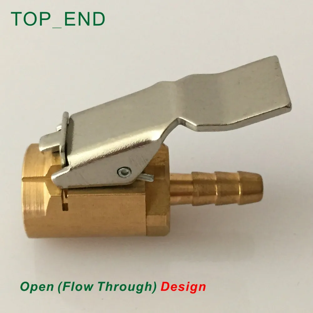 6x14mm Hose Barb,Large Bore Valve (Not Standard Bore Valve) Air Chuck