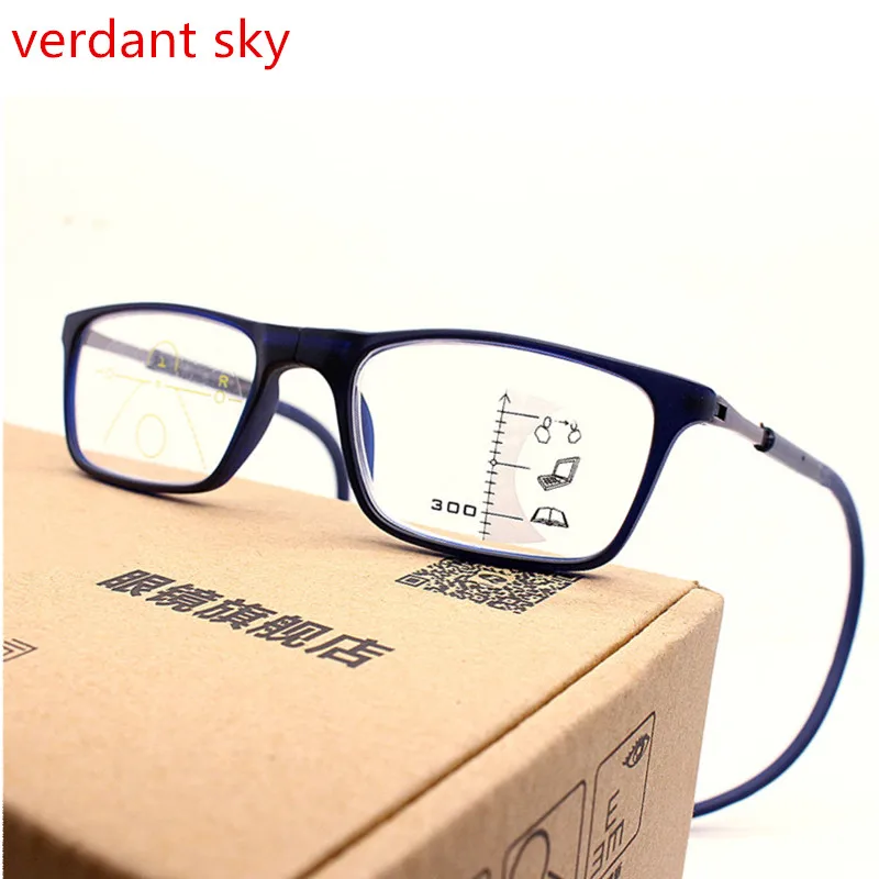 

Magnet Reading Glasses Men Women Adjustable Hanging Neck Magnetic Front Presbyopic Eyeglasses Brand multi focal reading glasses
