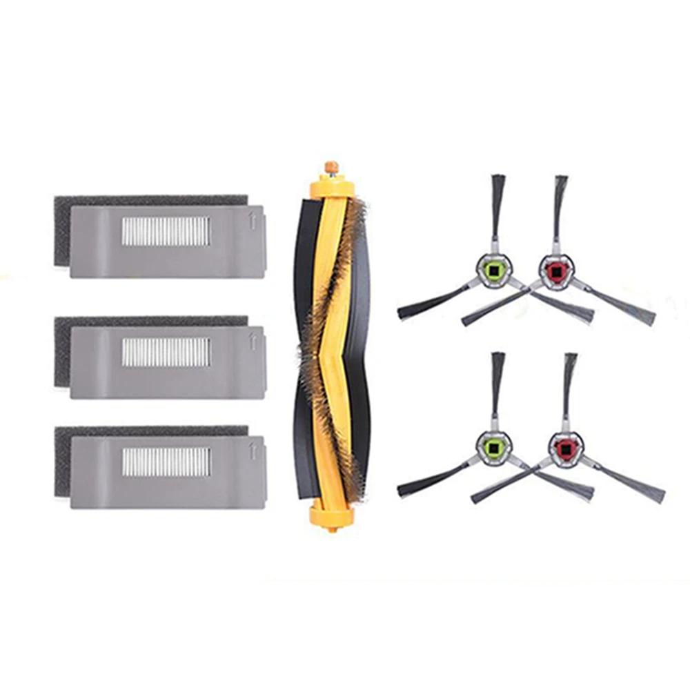 8pcs/set For DEEBOT 900 901 Main Brush Side Brushes Filters for ECOVACS Robotic Vacuum Cleaner Accessories | Бытовая техника