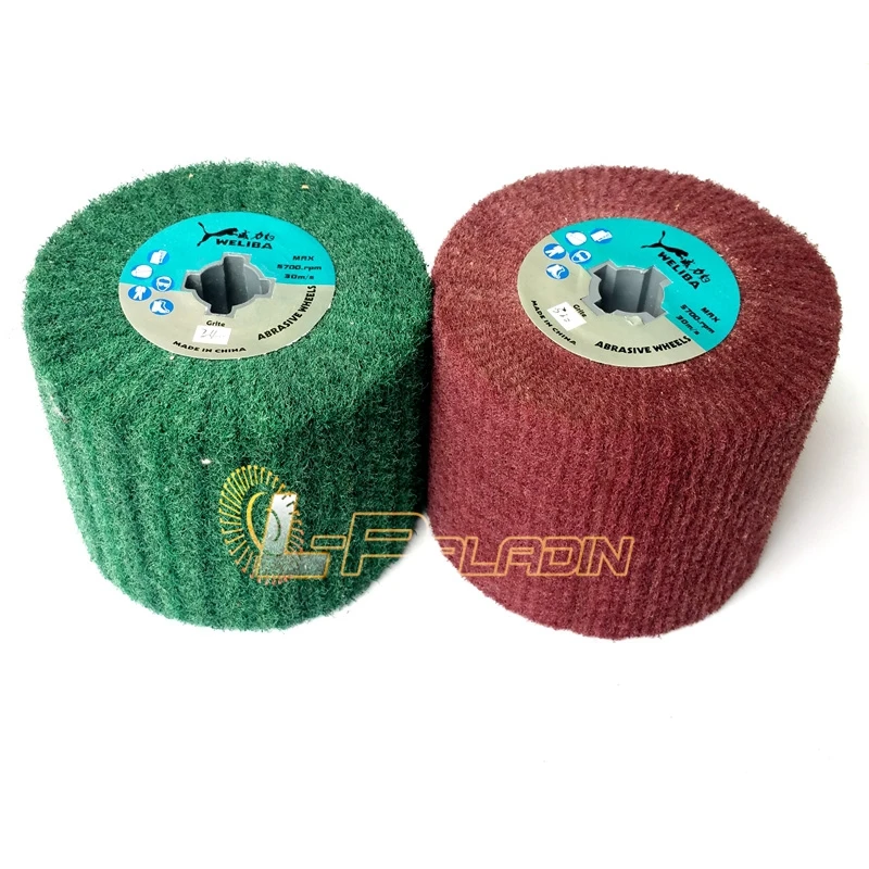 Buy 125*100*19mm Drum Non Woven Abrasive Satin Mop