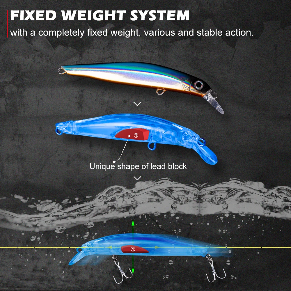 Hunthouse artist minnow sea fishing lure hard bait sinking lure minnow 70mm 7g 80mm 8.5g silence for sea bass Hunthouse artist minnow sea fishing lure hard bait sinking lure minnow 70mm 7g 80mm 8.5g silence for sea bass