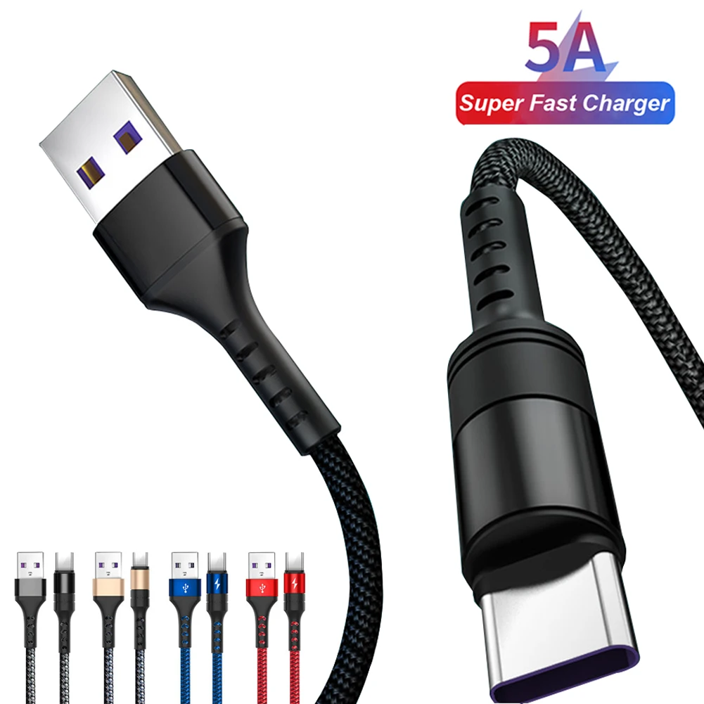 Mayround 5A кабель супер быстрая зарядка для Huawei P30 Pro Кабель USB 3 1 Type C зарядное
