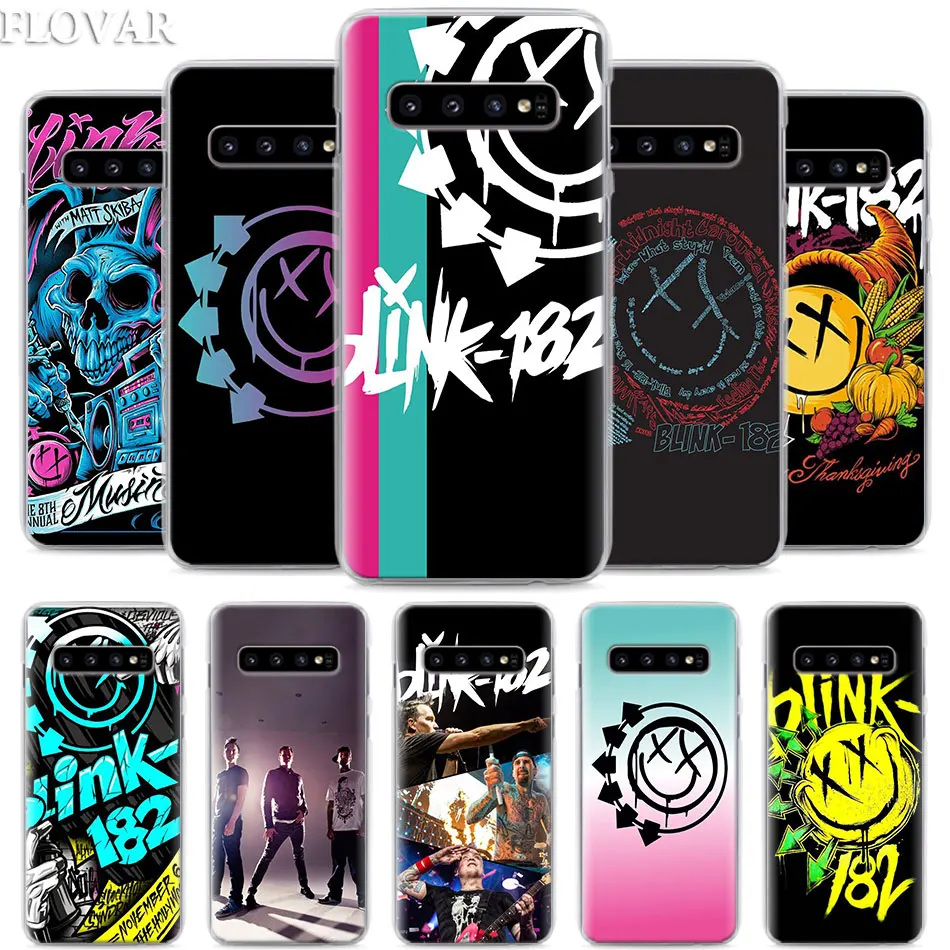 

Blink 182 Band Phone Case for Samsung Galaxy S10e S10 Plus S7 S8 S9 Plus Note 8 9 M10 M20 M30 Hard Case Coque