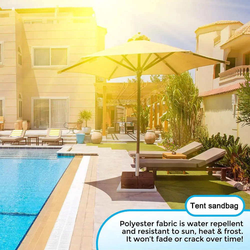 1 زوج الوزن أكياس رمل خيمة الساق المرجح مظلة القدم حامل مظلة ل في الهواء الطلق الشمس المأوى BB55 1 زوج الوزن أكياس رمل خيمة الساق المرجح مظلة القدم حامل مظلة ل في الهواء الطلق الشمس المأوى BB55