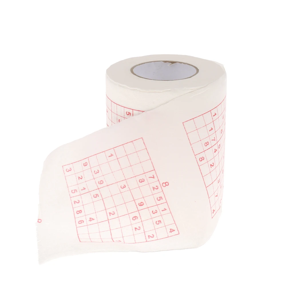 Hen Stag Night Creative Sudoku Puzzle Game Roll Novelty Toilet Tissue