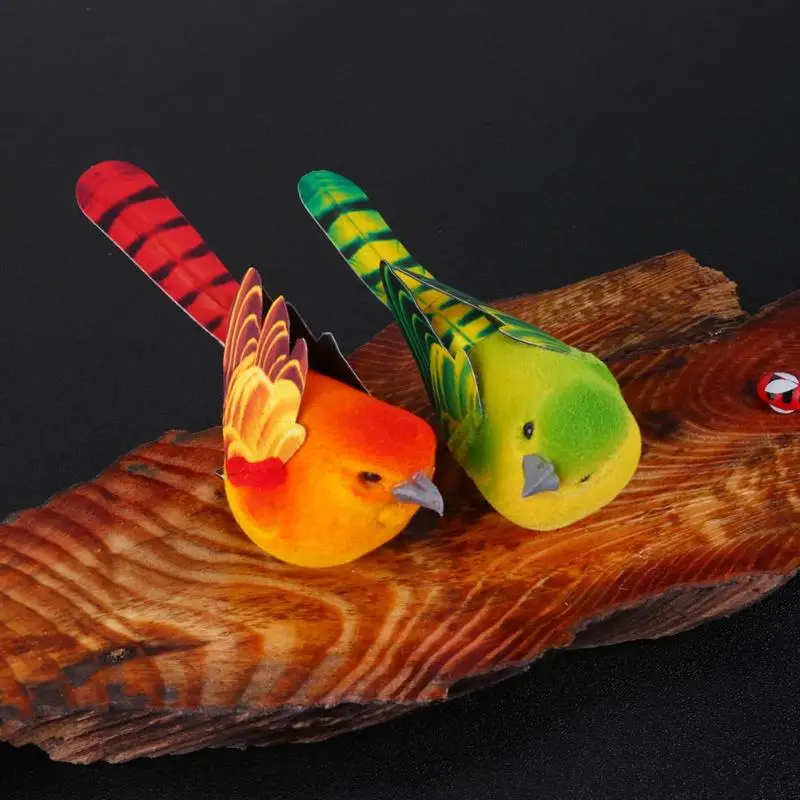 

2pcs/Pack Cute Simulation Bird Flock Boutique Decor(Random Color Delivery) D4