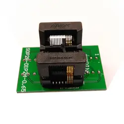 SSOP8 TSSOP8 для DIP8 программирующий сокет питч 0,65 мм IC средства ухода за кожей Ширина 4,4 мм 173mil Flash Тесты гнездо адаптера