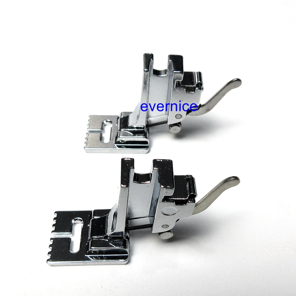 2 Sets High Shank 9 Grooves Pintuck Presser Foot for Singer Brother Janome Kenmore