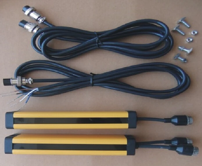

transistor PNP normally closed 8 beams 20MM light curtain safety grating hydraulic protection punch Profession photoelectric