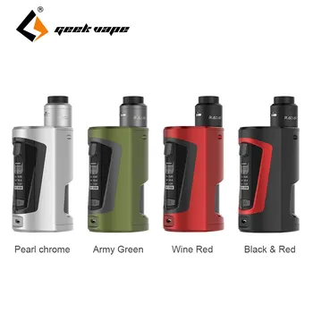 

Original GeekVape GBOX Squonker 200W TC Kit with Radar RDA Tank & 8ml Huge Squonk Bottle Long Time Vaping No 18650 Battery Vape