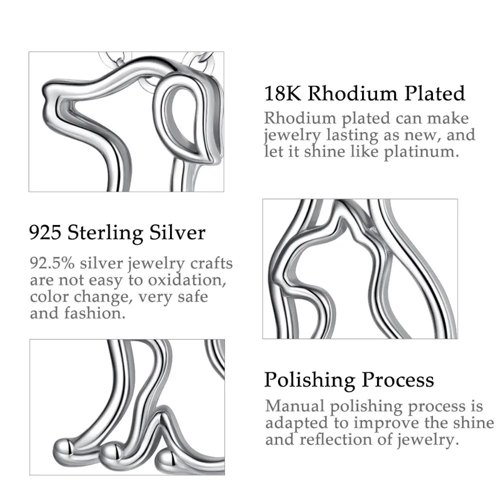 Юдора S925 серебро маленькая собака ожерелье собака и кошка Подвеска из серебра ожерелье в виде животного с цепочка, ювелирное изделие из драгоценных камней женский подарок CYD48