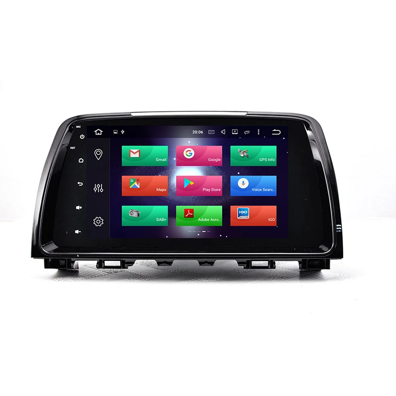 Clearance Aoluoya IPS 4GB RAM 32GB ROM Octa Core Android 8.0 CAR DVD Player For MAZDA 6 2013 2014 2015 Radio GPS Navigation multimedia DAB 2