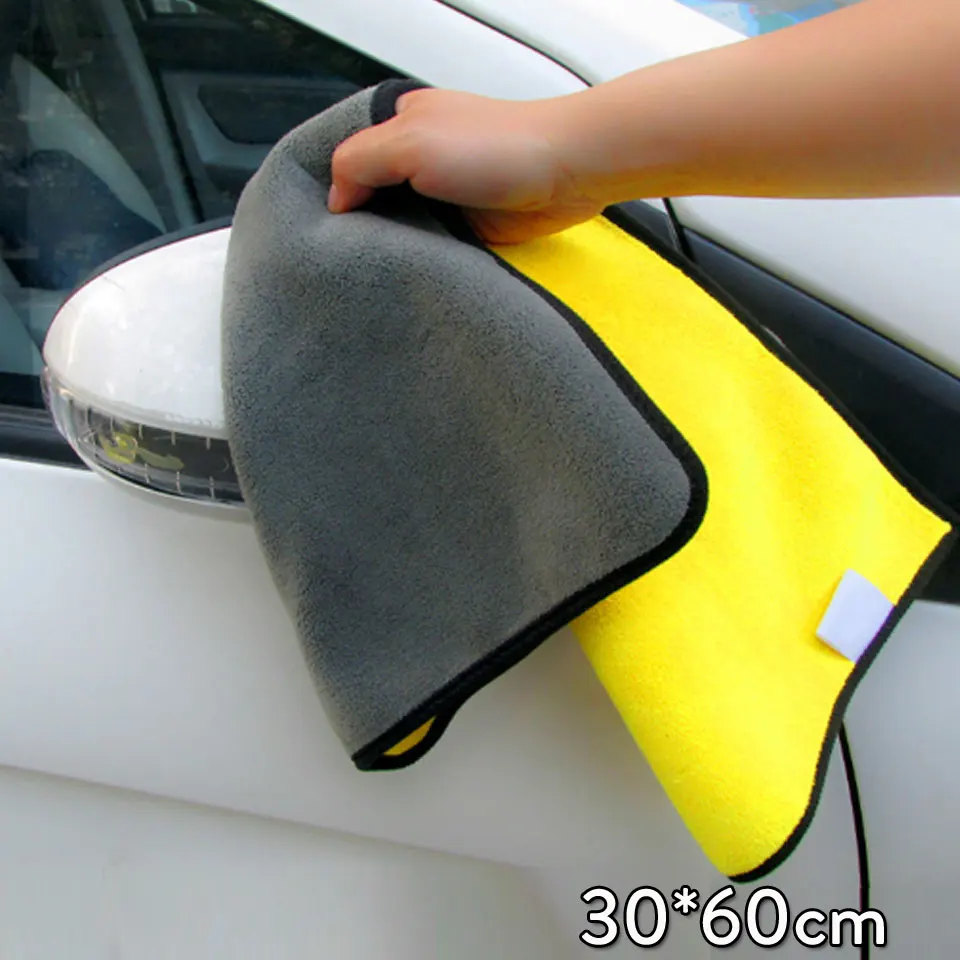 

5PCS/Set Super Absorbent Car Wash Microfiber Towel Car Cleaning Drying Cloth Polyester Fiber Extra Soft 30*30CM Auto Clean Drop