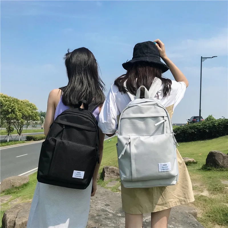 College High School Backpack for Teenage Girl Mochila Feminina Large Student Backpack Women School Bag Big Nylon Bagpack