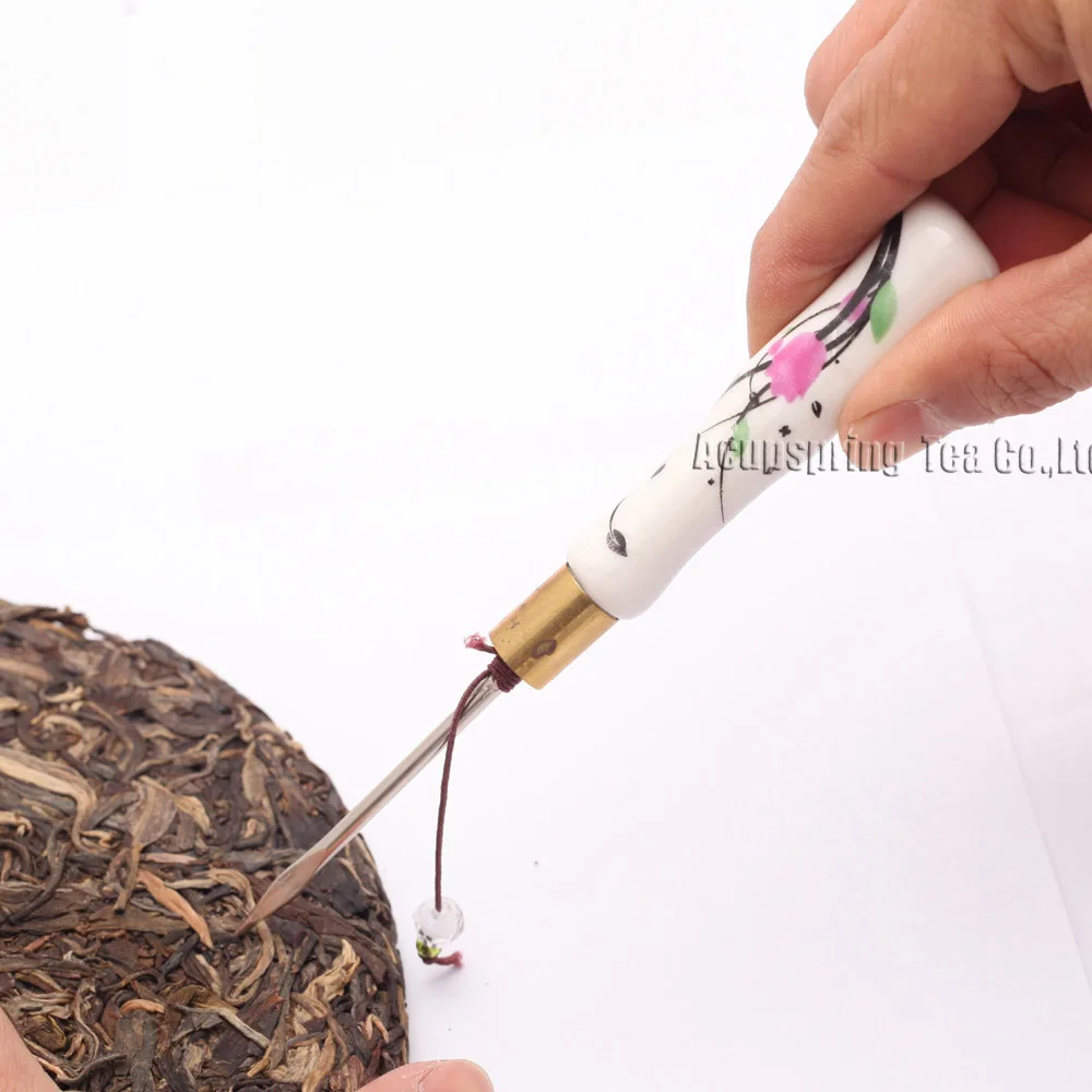 Elegant Tea Needle/Knife/Cutter,For making Ripe/Raw Puerh tea,Pu'er tea accessories,with Secret gifts