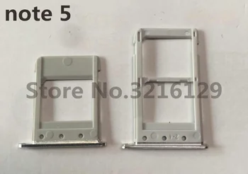 

10pcs Gold Silver black sim Tray Holder For Samsung Galaxy note 5 N920 N920F Sim Card Reader Tray Socket Slot Holder Replacement