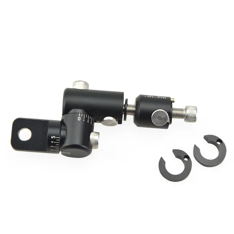 1pc Archery V Bar Adjustable Single Sided V Bar Compound Bow Adapter Shock Absorption Stabilizer  Hunting Accessory