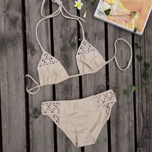 Женский высококачественный вязаный купальник бикини бар сексуальный бразильский купальник Топы