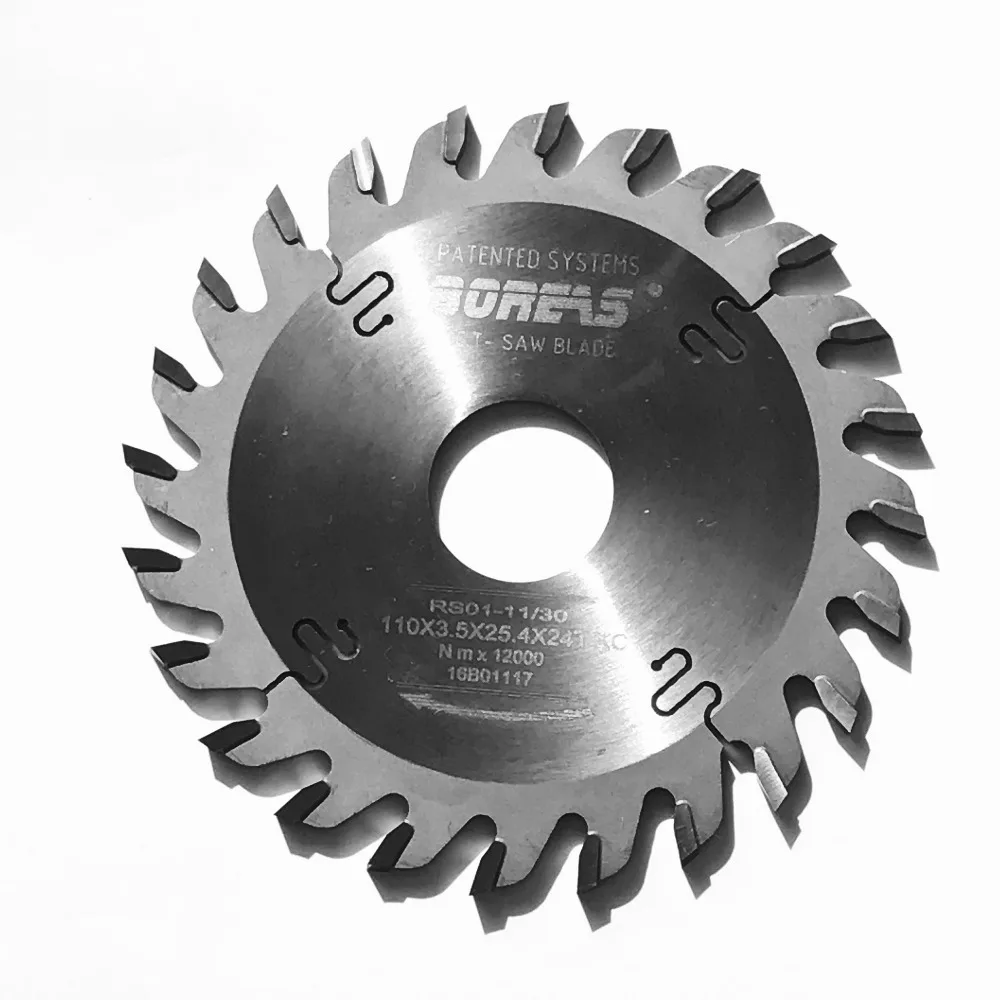 Free shipping thick kerf 110*3.5mm*24Z TCT TP teeth profile saw blade