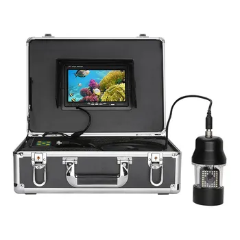 

7 Inch 20m 50m 100m Underwater Fishing Video Camera Fish Finder IP68 Waterproof 38 LEDs 360 Degree Rotating Camera