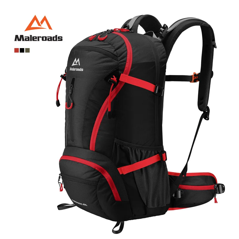 

Maleroads Outdoor backpack camping hiking travel double-shoulder backpack mountaineering bag for climb tactical military 40L