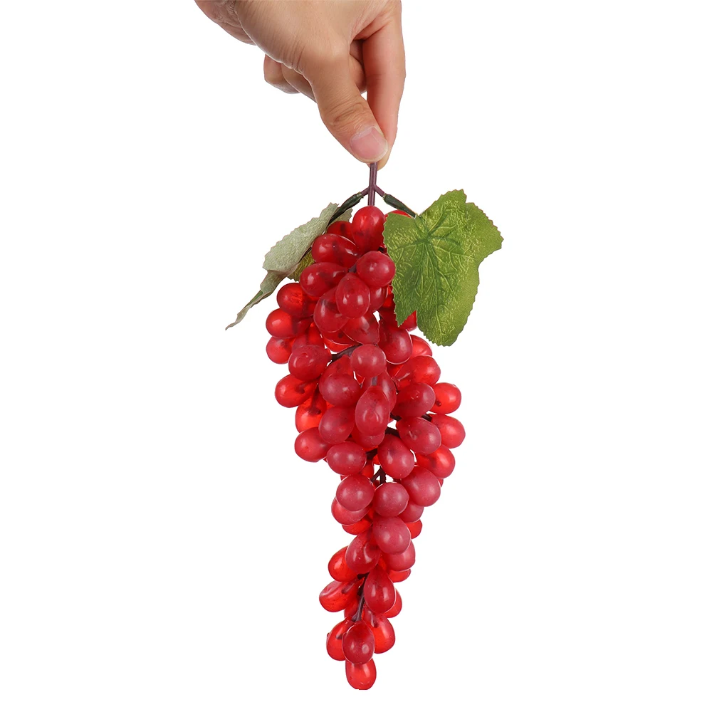 

DIY Craft Colorful Artificial Fruit Grape Food Lifelike Fake Fruits Plant Home Room Office Party Decor Mini Simulation Fruit
