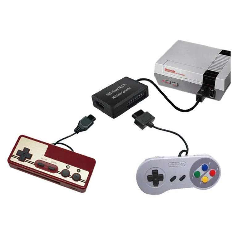 

For Nintendo NES Controller Controller Converter Mini Classic System Adapter For Super NES/NES Controller For FC/S-F-C/SNES 7