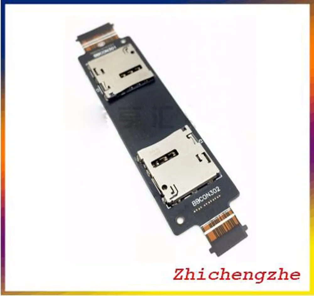 10 шт./лот для Asus Zenfone 5 двойная sim-карта гнездо карты памяти Разъем гибкий кабель Sim