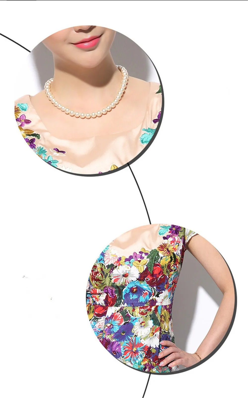 Mainland Upscale Peony Embroidery Summer Dress Chinese National Style Pencil Dresses Elegant Brand Vintage Vestidos (18)