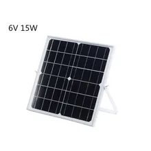 6 в 15 Вт 2.5A монокристаллическая солнечная панель с поддержкой фотоэлектрических панелей сокровище зарядка для мобильного телефона пригород