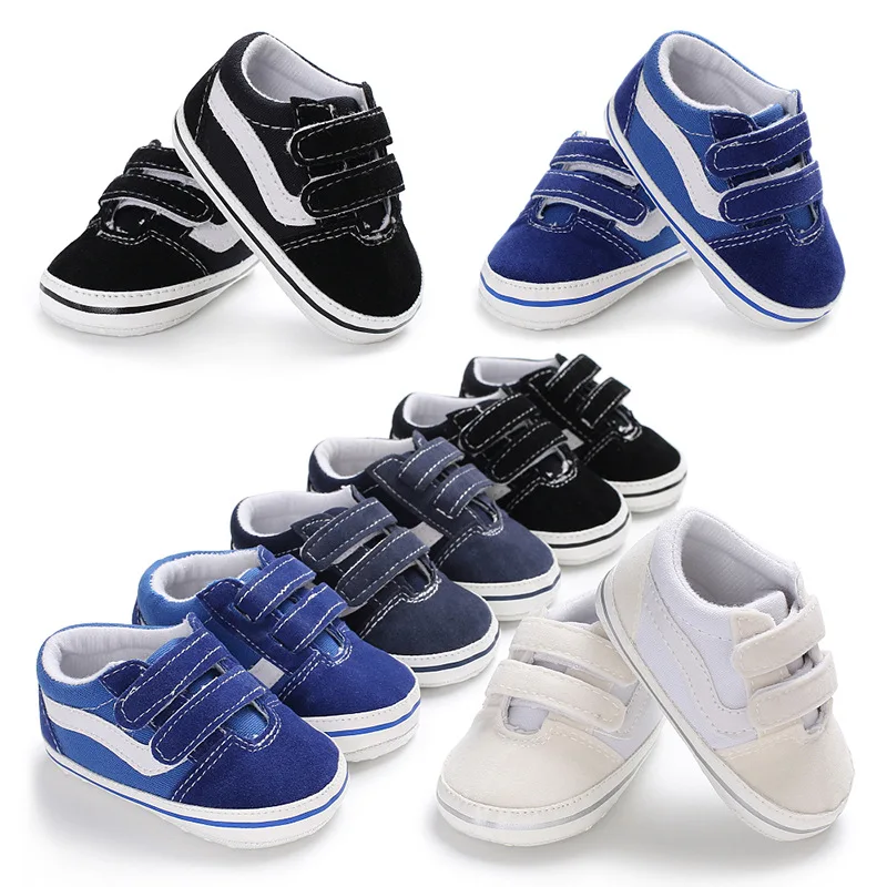 

Infant toddler baby Boy Girl Shoes Soft sole 0-6 6-12 12-18M baby moccasins Canvas shoes first walkers sport shoes hot sell