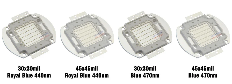 Супер Birght 50 Вт растут светодио дный Королевский синий 440NM 470NM COB SMD диод DIY 50 Вт 100 Вт 150 Вт 200 Вт светодио дный светать для внутреннего