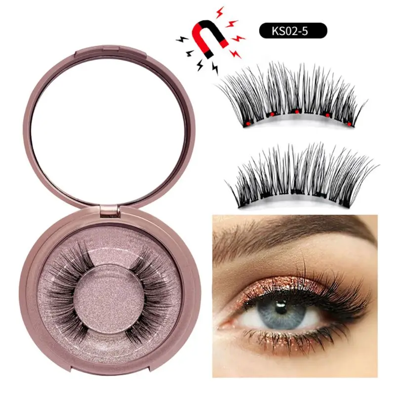 New Liquid Eyeliner+ Magnetic False Eyelashes+ Tweezer Set Makeup Long Lasting for False Eyelashes dropshipping - Цвет: 02