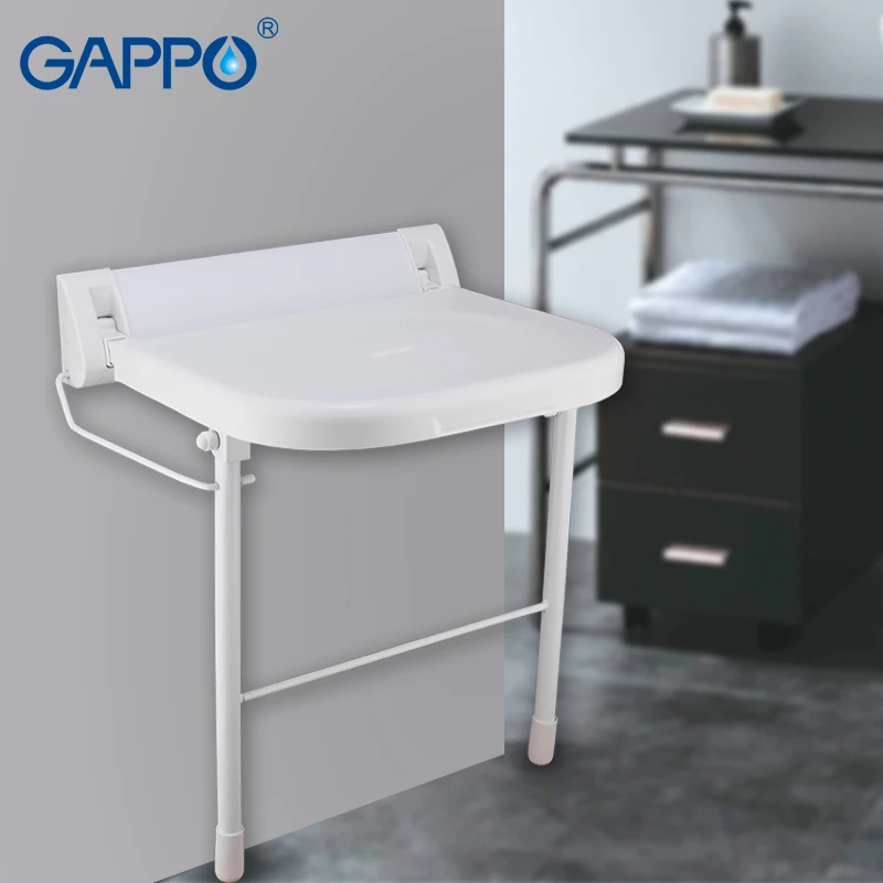 GAPPO Wall Mounted Shower Seats bathroom Folding chair shower folding