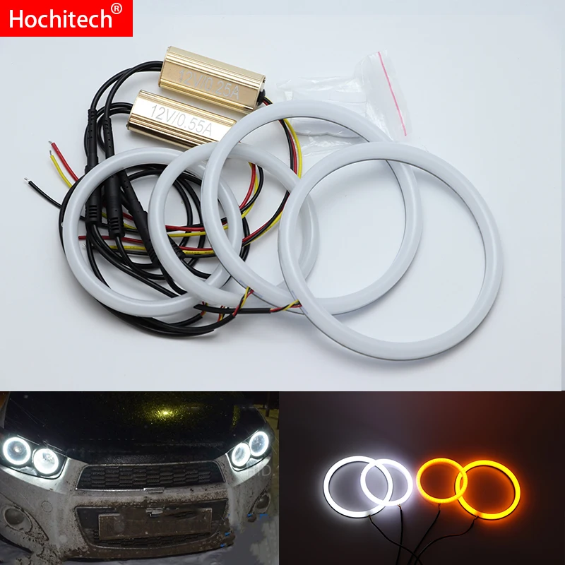 Для Chevrolet Aveo 2011 2012 2013 2014 Белый и янтарный двухцветный хлопок комплект светодиодов