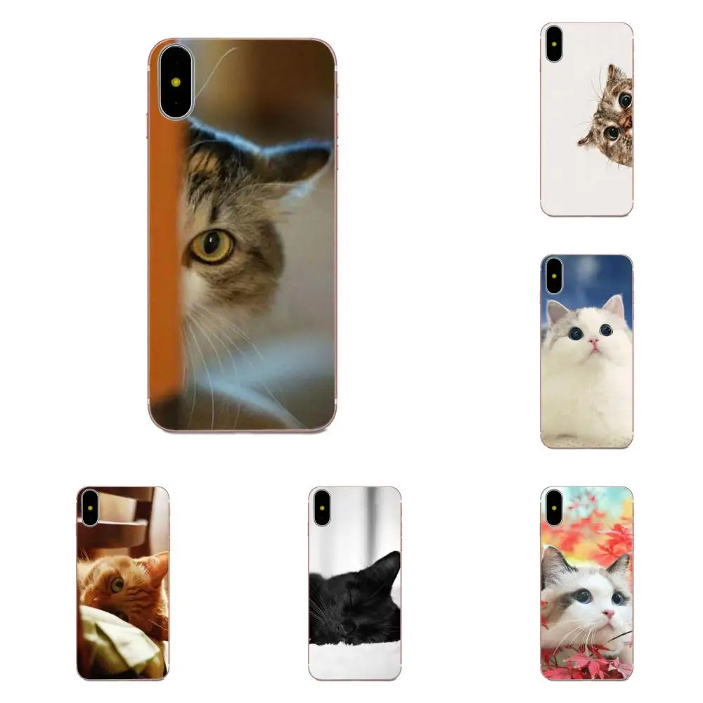 Любопытная кошка тайком для Galaxy J1 J2 J3 J330 J4 J5 J6 J7 J730 J8 2015 2016 2017 2018 mini Pro Прекрасный