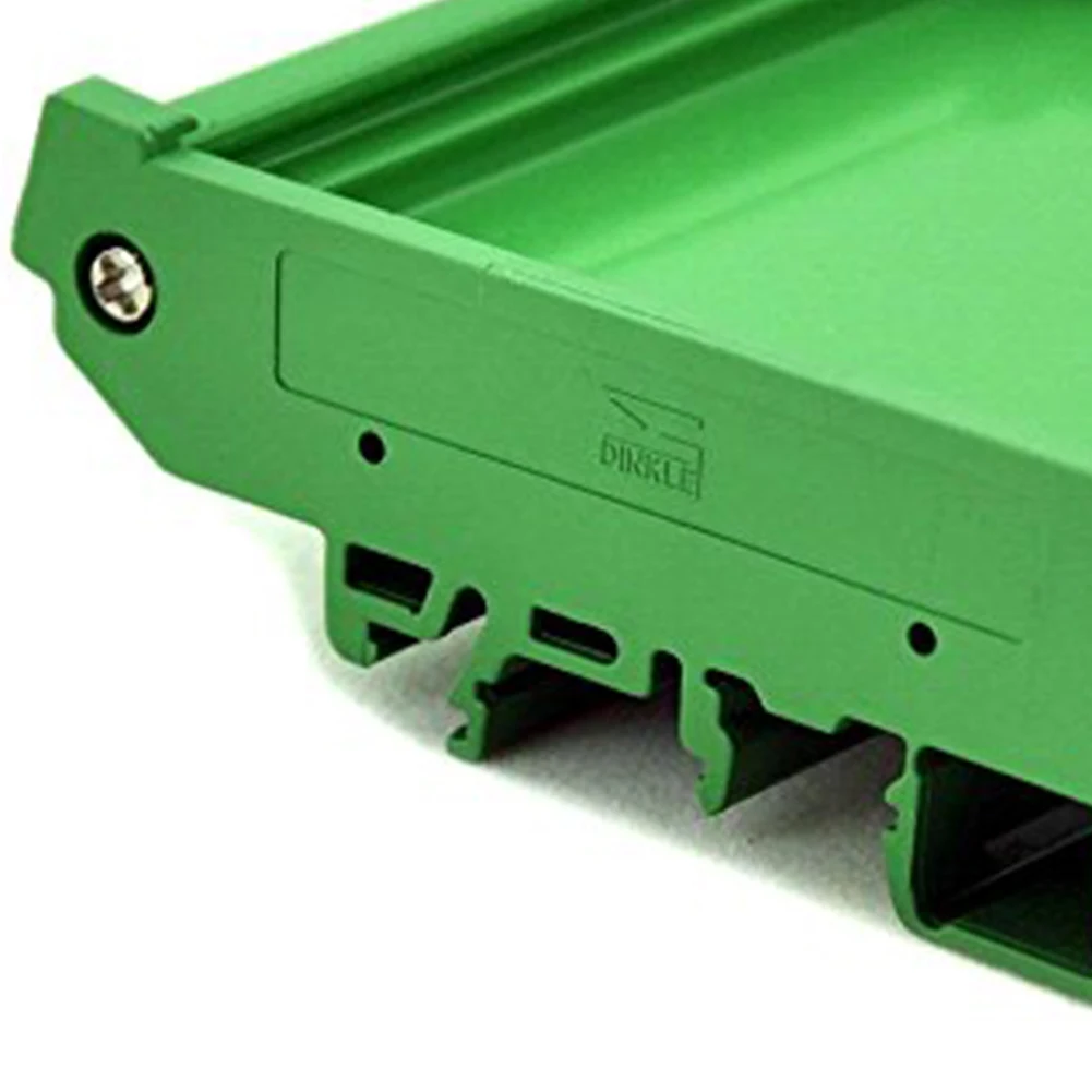 Несущий модуль DIN рейку адаптер держатель доска прочный корпус практичная печатная плата стойка ПВХ зеленый