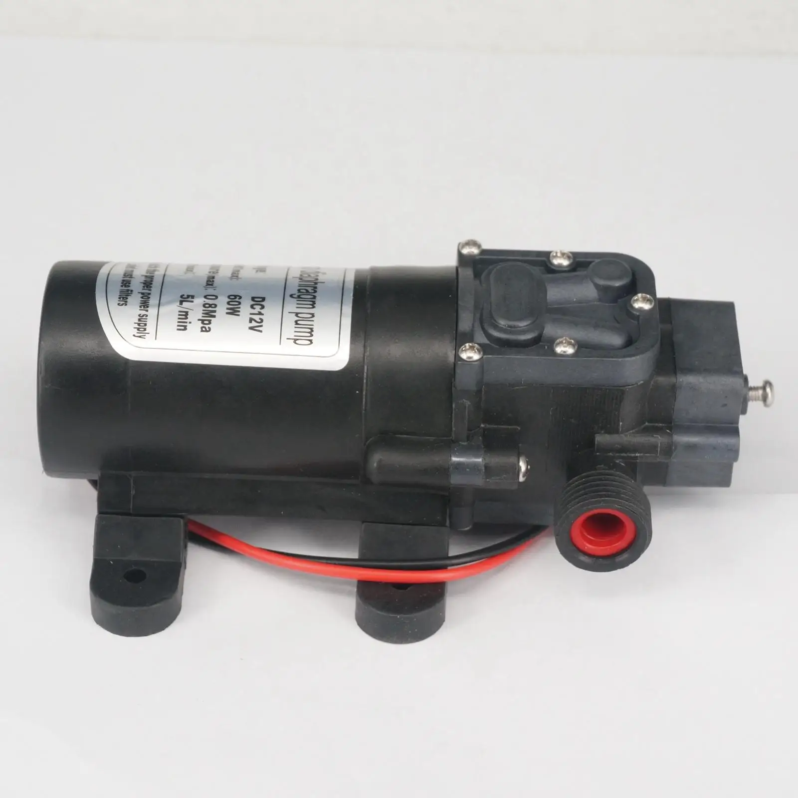 Электрический мембранный насос 1/2 &quotBSP Male DC 12 В/24 В 60 Вт самовсасывающий усилитель