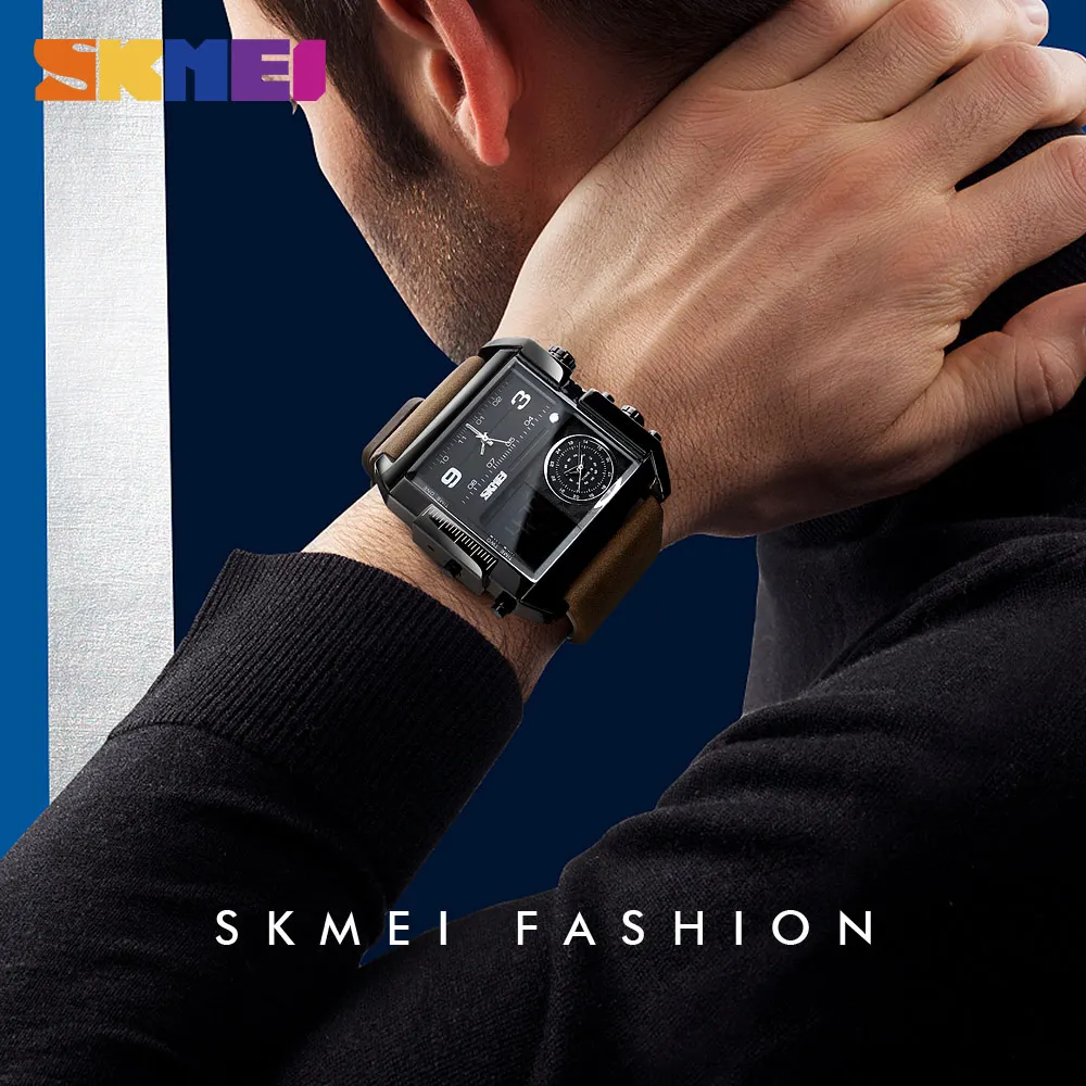 SKMEI мужские s часы лучший бренд класса люкс военные Креативные Часы Мужские кварцевые аналоговые цифровые мужские часы Relogio Masculino 1391