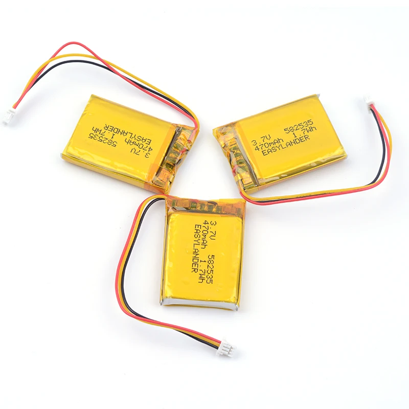 582535 602535 3,7 V 470mAh литий-полимерный аккумулятор Батарея для SP5 papago видеорегистратор MiVue 366 368 358 358P 658 hp F210 hp F310 WP7 A5 Neoline V50