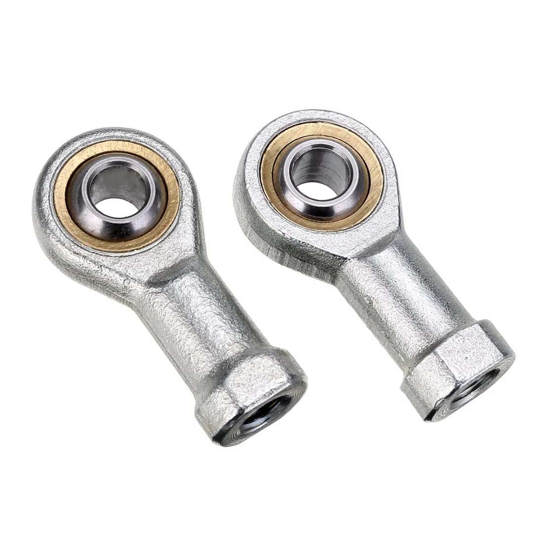 2pcs SI8T/K End Ball Joint Bearing Set 8mm Internal Female Metric Thread Rod with High Hardness