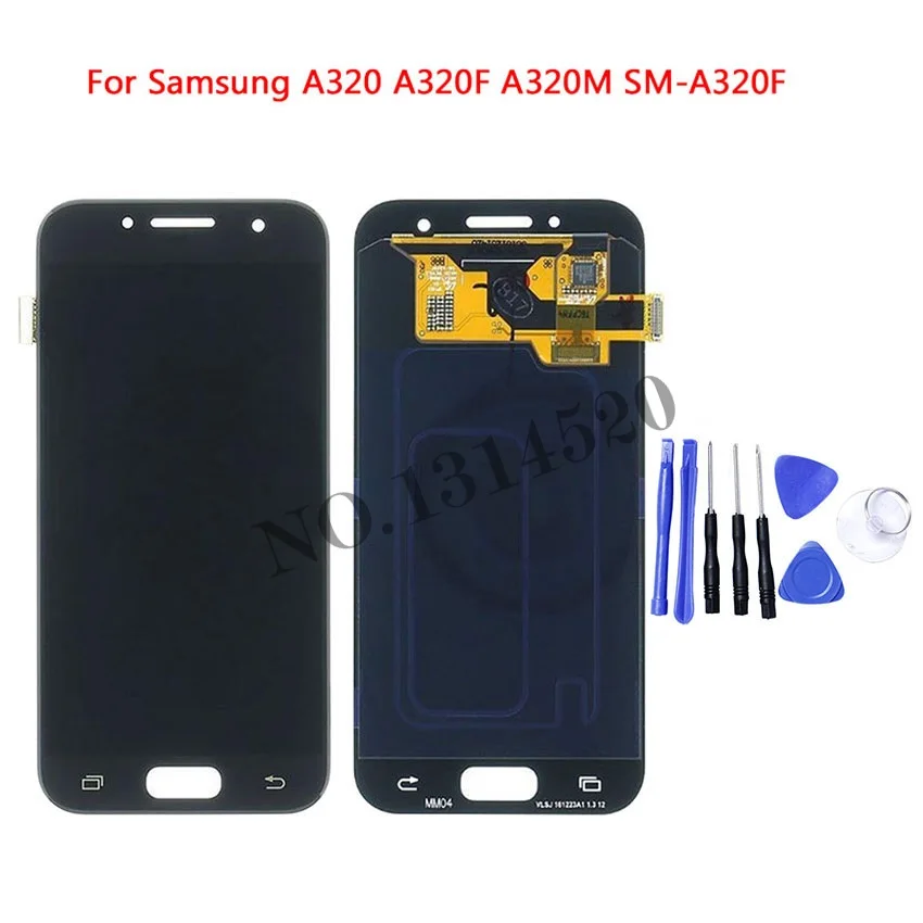 100% тестирование для SAMSUNG GALAXY A3 2017 ЖК дисплей A320 SM A320F Дисплей Сенсорный экран