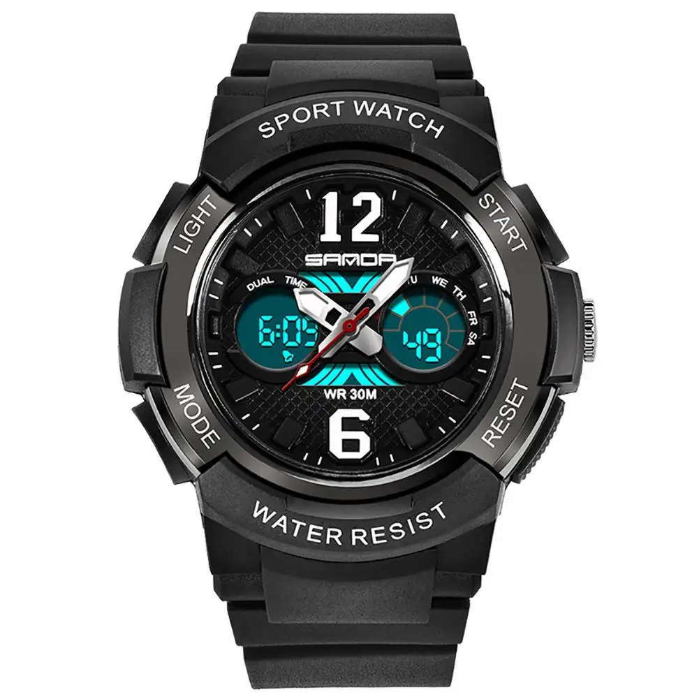 

Fashion Kids Unisex Luminous Alarm Waterproof Digital Display Sports Wrist Watch